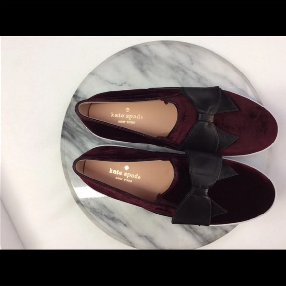 Burgundy Velvet with a Bow Kate spade NOWT - Picture 4 of 6